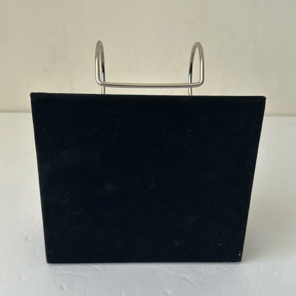 Photo Frame Album on Stand w Metallic Frame w Rose